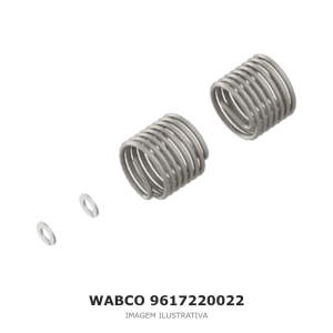 VÁLVULA DO FREIO DE ESTACIONAMENTO WABCO MERCEDES-BENZ / VOLVO / SCANIA – 9617220022 – imagem ilustrativa