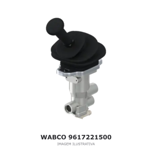 VÁLVULA DO FREIO DE ESTACIONAMENTO WABCO MERCEDES-BENZ / VOLVO / SCANIA – 9617221500 – imagem ilustrativa
