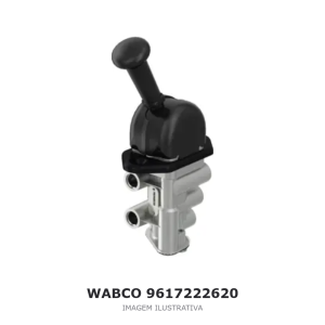VÁLVULA DO FREIO DE ESTACIONAMENTO WABCO SCANIA / MAN / DAF – 9617222620 – imagem ilustrativa