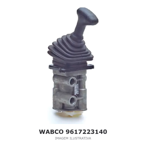 VÁLVULA DO FREIO DE ESTACIONAMENTO WABCO SCANIA / DAF – 9617223140 – imagem ilustrativa
