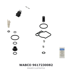 VÁLVULA DO FREIO DE ESTACIONAMENTO WABCO MERCEDES-BENZ / MAN – 9617230082 – imagem ilustrativa