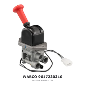 VÁLVULA DO FREIO DE ESTACIONAMENTO WABCO MERCEDES-BENZ / AGRALE – 9617230310 – imagem ilustrativa