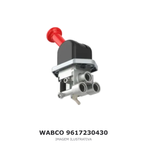 VÁLVULA DO FREIO DE ESTACIONAMENTO WABCO AGRALE – 9617230430 – imagem ilustrativa