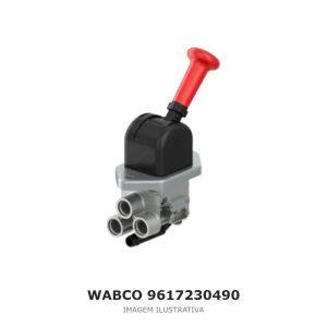 VÁLVULA DO FREIO DE ESTACIONAMENTO WABCO MAN / VW – 9617230490 – imagem ilustrativa