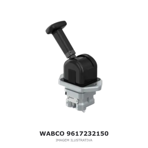 VÁLVULA DO FREIO DE ESTACIONAMENTO WABCO VOLVO / SCANIA / DAF – 9617232150 – imagem ilustrativa