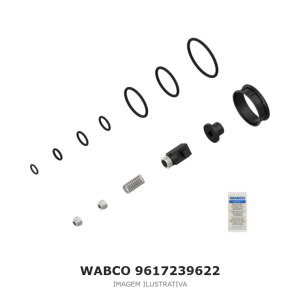 VÁLVULA DO FREIO DE ESTACIONAMENTO WABCO – 9617239622 – imagem ilustrativa