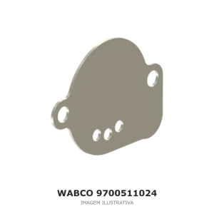 PLACA WABCO MAN / FORD – 9700511024 – imagem ilustrativa