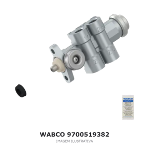 VÁLVULA DE TRANSMISSÃO PNEUMÁTICA WABCO IVECO – 9700519382 – imagem ilustrativa