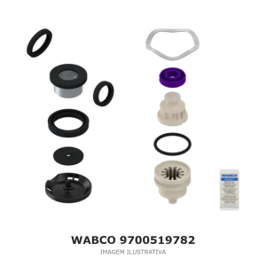 JOGO DE REPARO DO SERVO DE EMBREAGEM WABCO MERCEDES-BENZ / RENAULT – 9700519782 – imagem ilustrativa