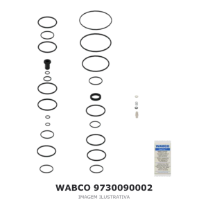 VÁLVULA DISTRIBUIDORA DO SISTEMA DE FREIO WABCO MERCEDES-BENZ / VOLVO / SCANIA – 9730090002 – imagem ilustrativa