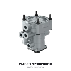 VÁLVULA DE CONTROLE DO REBOQUE WABCO MERCEDES-BENZ / MAN / DAF – 9730090010 – imagem ilustrativa