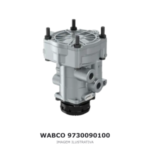 VÁLVULA DE CONTROLE DO REBOQUE WABCO VOLVO / SCANIA / DAF – 9730090100 – imagem ilustrativa