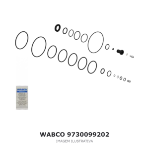 VÁLVULA DISTRIBUIDORA DO SISTEMA DE FREIO WABCO – 9730099202 – imagem ilustrativa