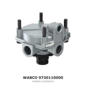 VÁLVULA RELÉ WABCO MERCEDES-BENZ / VOLVO / SCANIA – 9730110000 – imagem ilustrativa