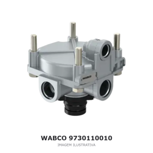 VÁLVULA RELÉ WABCO MERCEDES-BENZ / SCANIA / MAN – 9730110010 – imagem ilustrativa