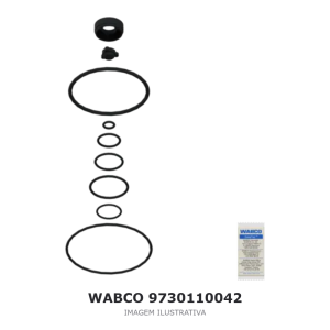 JOGO DE REPARO DA VÁLVULA RELÉ WABCO SCANIA – 9730110042 – imagem ilustrativa