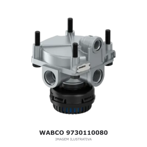VÁLVULA RELÉ WABCO SCANIA / IVECO / DAF – 9730110080 – imagem ilustrativa