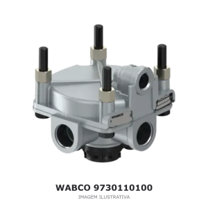 VÁLVULA RELÉ WABCO SCANIA – 9730110100 – imagem ilustrativa