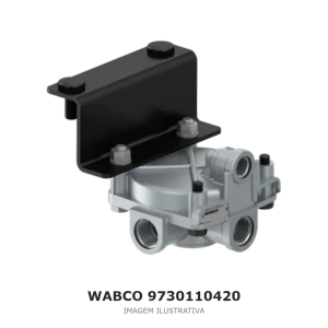 VÁLVULA RELÉ WABCO – 9730110420 – imagem ilustrativa