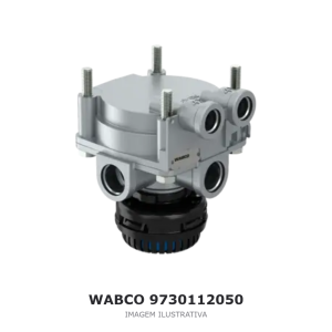 VÁLVULA RELÉ WABCO MERCEDES-BENZ / IVECO / DAF – 9730112050 – imagem ilustrativa