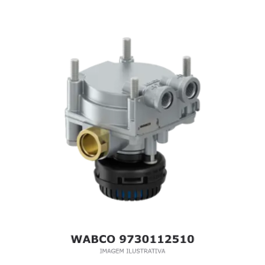 VÁLVULA RELÉ WABCO IVECO – 9730112510 – imagem ilustrativa