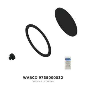 JOGO DE REPARO DA VÁLVULA DE DESCARGA WABCO VOLVO / SCANIA / MAN – 9735000032 – imagem ilustrativa