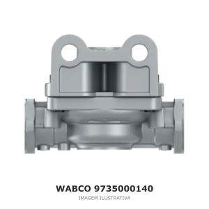 VÁLVULA DE DESCARGA RÁPIDA WABCO VOLVO / SCANIA / IVECO – 9735000140 – imagem ilustrativa