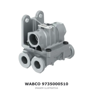 VÁLVULA DE DESCARGA RÁPIDA WABCO VOLVO / SCANIA / MAN – 9735000510 – imagem ilustrativa