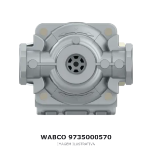 VÁLVULA DE DESCARGA RÁPIDA WABCO IVECO / FORD – 9735000570 – imagem ilustrativa