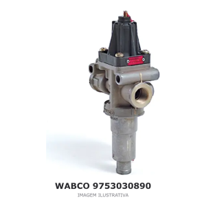 VÁLVULA DESCARREGADORA WABCO SCANIA / DAF – 9753030890 – imagem ilustrativa