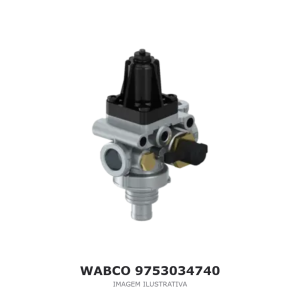 VÁLVULA DESCARREGADORA WABCO MERCEDES-BENZ / VOLVO / MAN – 9753034740 – imagem ilustrativa