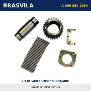 KIT REPARO COMPLETO (FORJADO) A 000 350 0054 / A 652 350 0054 Mercedes-Benz BRASVILA – imagem ilustrativa