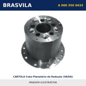 CARTOLA Cubo Planetário de Redução (VAZIA) A 000 350 0433 Mercedes-Benz BRASVILA – imagem ilustrativa