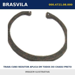 TRAVA CUBO REDUTOR APLICA EM TODOS DO CHASSI PRETO 000.4721.08.000 Mercedes-Benz BRASVILA – imagem ilustrativa