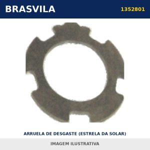ARRUELA DE DESGASTE (ESTRELA DA SOLAR) 1352801 / 74170672 Scania BRASVILA – imagem ilustrativa