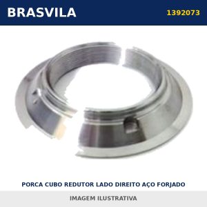 PORCA CUBO REDUTOR LADO DIREITO AÇO FORJADO 1392073 Scania BRASVILA – imagem ilustrativa