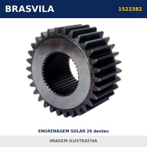 ENGRENAGEM SOLAR 26 dentes 1522382 / 21249925 Volvo BRASVILA – imagem ilustrativa