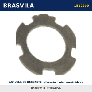 ARRUELA DE DESGASTE reforçada maior durabilidade 1522390 / 1522389 Volvo BRASVILA – imagem ilustrativa