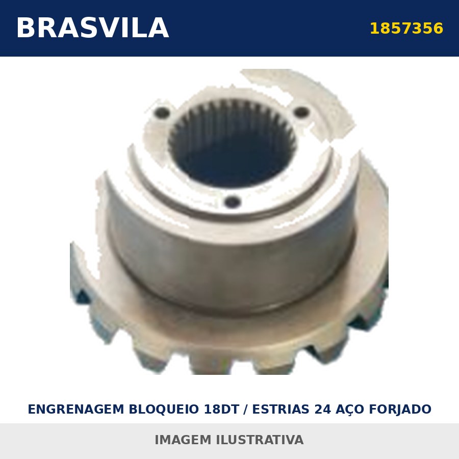 ENGRENAGEM BLOQUEIO 18DT / ESTRIAS 24 AÇO FORJADO 1857356 / 1528053 Scania BRASVILA – imagem ilustrativa ENGRENAGEM BLOQUEIO 18DT / ESTRIAS 24 AÇO FORJADO 1857356 / 1528053 Scania BRASVILA – imagem ilustrativa