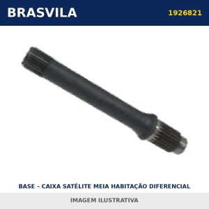 BASE – CAIXA SATÉLITE MEIA HABITAÇÃO DIFERENCIAL DIFFERENTIAL HALF HOUSING AÇO 1926821 / 1408136 Scania BRASVILA – imagem ilustrativa