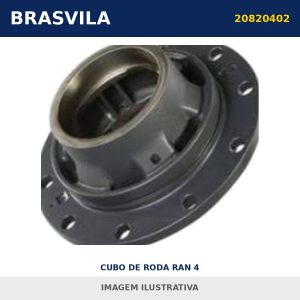 CUBO DE RODA RAN 4 20820402 / 21328181 Volvo BRASVILA – imagem ilustrativa