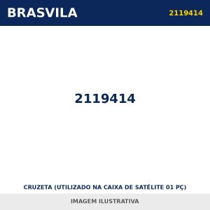 CRUZETA (UTILIZADO NA CAIXA DE SATÉLITE 01 PÇ) 2119414 Scania BRASVILA – imagem ilustrativa