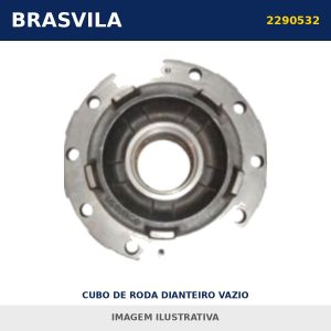 CUBO DE RODA DIANTEIRO VAZIO 2290532 / 2085471 Scania BRASVILA – imagem ilustrativa