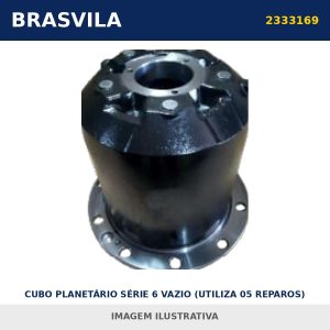 CUBO PLANETÁRIO SÉRIE 6 VAZIO (UTILIZA 05 REPAROS) 2333169 / 611046 Scania BRASVILA – imagem ilustrativa