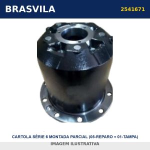 Cartola Série 6 montada parcial 2541671 Scania – imagem ilustrativa