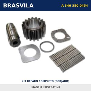 KIT REPARO COMPLETO (FORJADO) A 346 350 0454 Mercedes-Benz BRASVILA – imagem ilustrativa