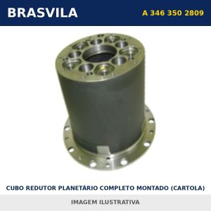 CUBO REDUTOR PLANETÁRIO COMPLETO MONTADO (CARTOLA) 1935 PRETO A 346 350 2809 Mercedes-Benz BRASVILA – imagem ilustrativa