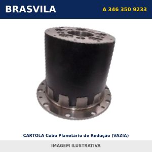 CARTOLA Cubo Planetário de Redução (VAZIA) A 346 350 9233 / A 346 354 6010 Mercedes-Benz BRASVILA – imagem ilustrativa