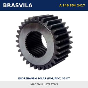 ENGRENAGEM SOLAR (FORJADO) 35 DT A 346 354 2417 Mercedes-Benz BRASVILA – imagem ilustrativa