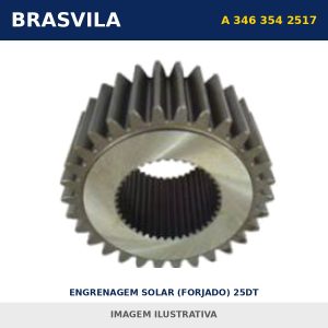 ENGRENAGEM SOLAR (FORJADO) 25DT A 346 354 2517 Mercedes-Benz BRASVILA – imagem ilustrativa